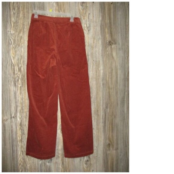 Knox Rose Womens Wide Leg Corduroy Pants Rusty Brown Sz 6 Grunge Hippie Boho - Picture 2 of 11